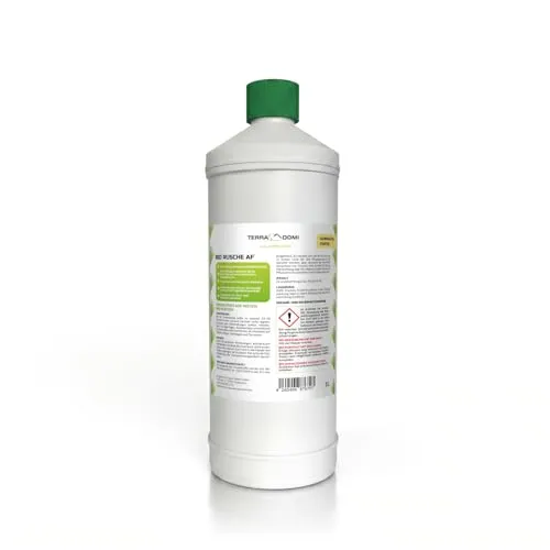 TerraDomi Bio Rusche AF 1 L | Grundstoff Acetum | Unkrautvernichter extra stark zur Anwendung auf Plätzen, Wegen, Auffahrten und Gehwegen | ohne Glyphosat