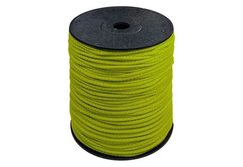 maDDma Seil 200m Polyester-Seil Ø 5,5mm, Farbwahl, pistaziengrün