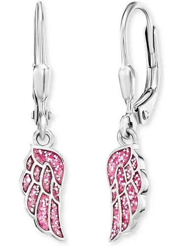 Engelsrufer Paar Ohrhänger für Mädchen aus Edelstahl und Emaille - Ohrhänger aus Edelstahl mit farbenfroher Emaille-Oberfläche, ideal als zeitloses Geschenk für besondere Anlässe. Perfekt für junge Mädchen!