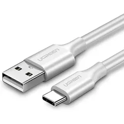 1m Kabel Usb - Usb Typ-c Usb 2.0 Schnell-ladekabel Datenkabel Kabel Usb-c Ladeadapter Weiß - Ugreen