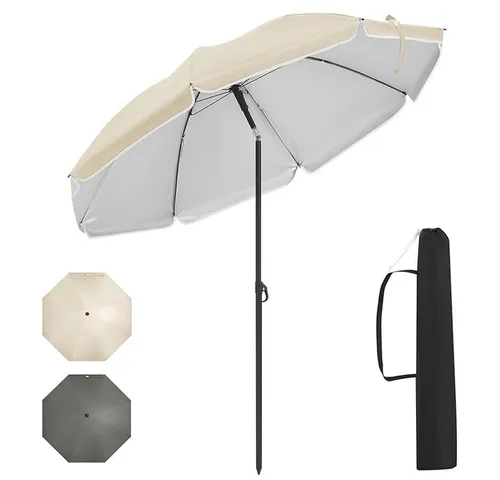 Woltu Sonnenschirm, UPF 50+, Balkonschirm φ135/155/175 cm, mit Tragetasche
