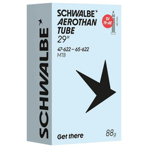 Schwalbe SCHLAUCH AEROTHAN SV19 Alu 28 & 29 Zoll (47/65-622) 47 ROT