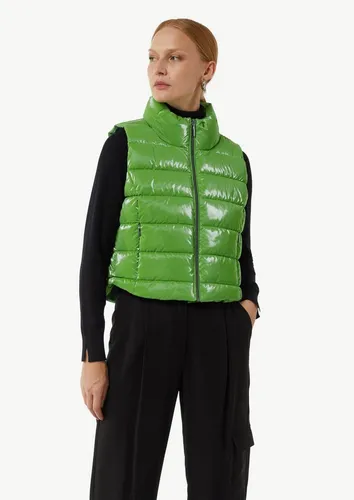 comma Outdoorjacke Outdoor-Weste Glänzende Weste mit Steppung