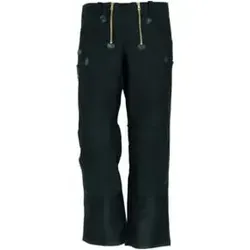 FHB KLAUS Zunfthose Zwirn-Doppel-Pilot schwarz Gr. 56 - Hochwertige Zunfthose mit 48 cm Schlagweite, ausgestattet mit 2 Zollstocktaschen und strapazierfähigen Cordura-Knietaschen für maximale Langlebigkeit und Funktionalität.