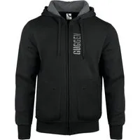 GUGGEN MOUNTAIN 1862 Herren Kapuzenpullover Hoodie Schwarz - Erlebe den perfekten Mix aus Komfort und Stil mit dem GUGGEN MOUNTAIN 1862 Kapuzenpullover. Ideal für entspannte Tage oder Aktivitäten im Freien. Mit Kapuze und praktischer Kängurutasche für zusätzlichen Komfort.