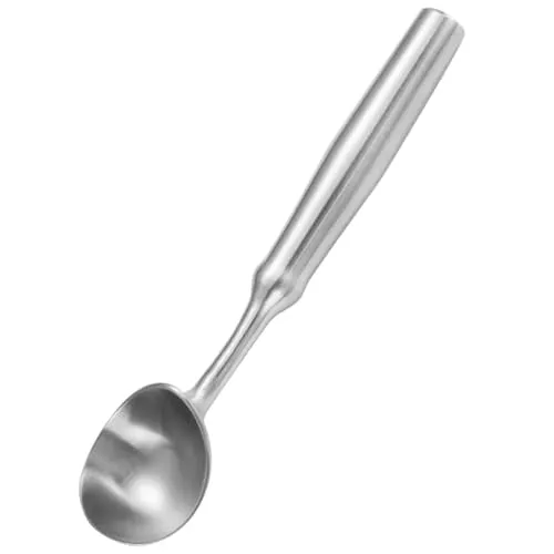 Eisportionierer Edelstahl, Eislöffel Einteiliger Hochwertiger Edelstahl Eiskugelportionierer für Gelato,Keksteig,Sorbet,Mandeln Spülmaschinengeeignet