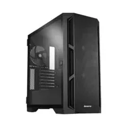 Gamer Series APEX AIR - Tower Gehäuse ATX, Seitenteil mit gehärtetem Glas und USB Audio, elegantes Design in Schwarz