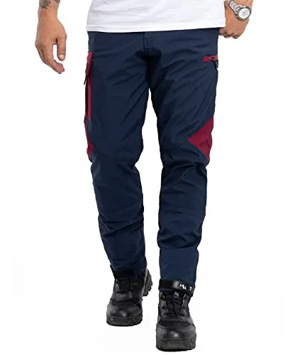 Rock Creek Herren Softshellhose H-308 Dunkelblau - Hochwertige Softshellhose für Outdoor-Aktivitäten. Wasserabweisend, winddicht und atmungsaktiv, ideal für wechselhaftes Wetter. Optimaler Tragekomfort mit durchdachten Details.