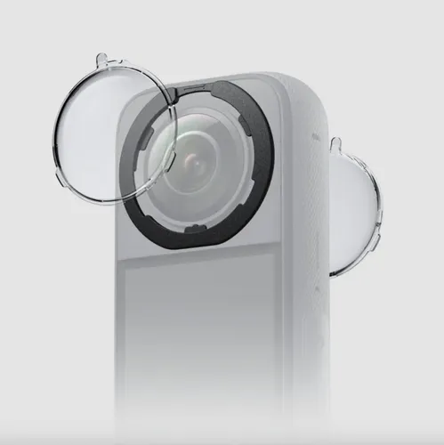 Insta360 X3 Standard Removable Lens Guards CINSBAQY - Objektive Zubehör für Insta360 Actionkameras, schützt die Linse effektiv vor Kratzern und Beschädigungen
