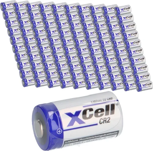 100x XCell CR2 Lithium Batterie 3V 850mAh von X-CELL