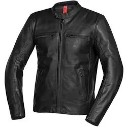 iXS Sondrio 2.0 Lederjacke Herren schwarz 48 - Motorradjacke aus super softem Rindsnappaleder mit atmungsaktivem Netzfutter für optimales Körperklima. Ideal für stilbewusste Motorradfahrer, die Komfort und Schutz suchen.