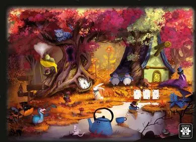 Gigamic Arcana Puzzle: Alice im Wunderland, 1000 Teile - Puzzle mit 1000 Teilen, inspiriert von Alice im Wunderland – ideal für Fans von Fantasy und kniffligen Herausforderungen.