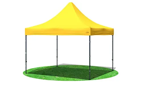 Faltpavillon 3x3 Meter Premium ohne Seiten Gelb