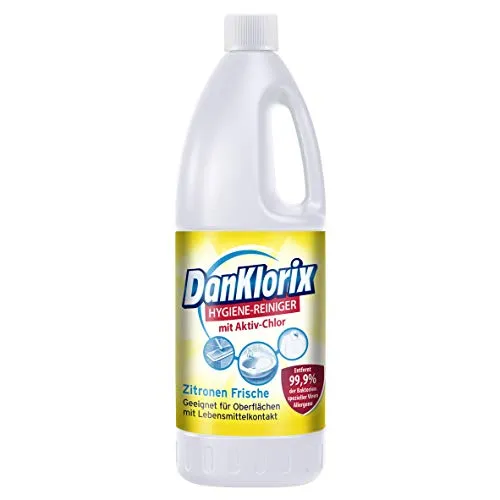 DanKlorix Hygiene-Reiniger Zitronen Frische 1,5L