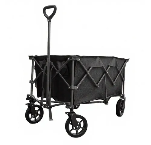 Ribelli Bollerwagen faltbar 180L/240L - Vielseitiger Handwagen mit 120/150 kg Tragkraft, ideal für Camping, Einkaufen oder Gartenarbeit. Klappbar, platzsparend und mit 360° drehbaren Allrad-Rädern für einfaches Manövrieren.