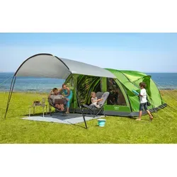 Berger Calabria universelles Sonnensegel 2,80 x 3 m - Vorzelte – Flexibles Sonnensegel für Wohnwagen, Bus und Zelt, bietet Schatten und leichten Regenschutz, höhenverstellbar von 180 bis 230 cm für vielseitige Nutzung.