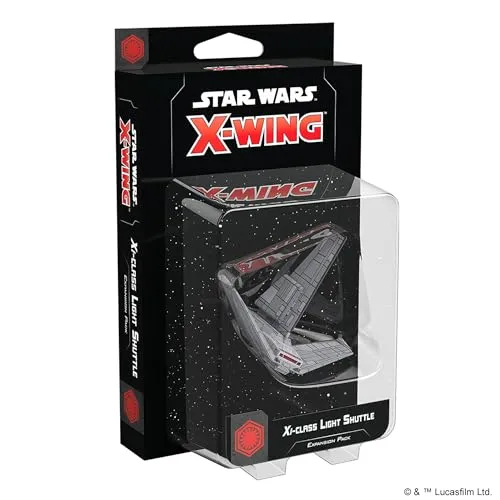 Fantasy Flight Games - Star Wars X-Wing Second Edition: First Order: Xi-Class Light Shuttle Expansion Pack - Miniature Game