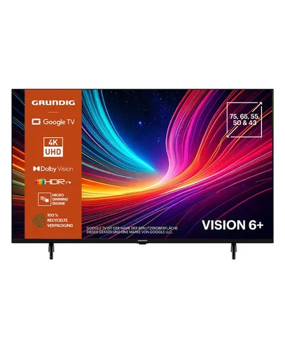 Grundig 65 VOE 74 LED-Fernseher 65 Zoll 4K Ultra HD in schwarz von Grundig