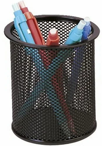 Connect Tischaufsatz Schreibtischköcher Metall schwarz