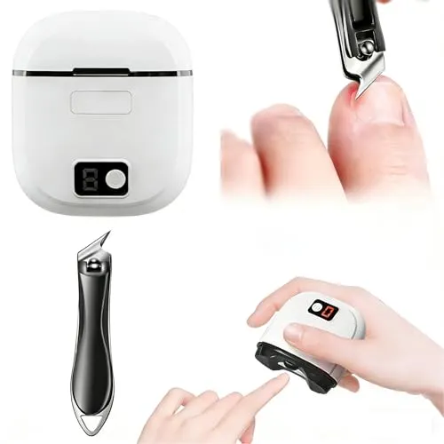 Elektrischer Nagelknipser 2-in-1 Set – Perfekt für alle Nägel