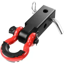 VEVOR 2 Zoll Anhängerkupplung D-Ring - Anhängerkupplung für LKWs und Jeeps mit einer beeindruckenden Zugkraft von 65.900 lbs, ideal für schwere Bergungen und Transportaufgaben.