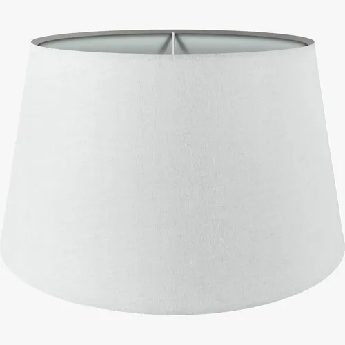 Premium Lampenschirm für Stehlampe und Hängelampe – Weiß Baumwolle E14/E27 XXL - Moderne Lampenschirme aus hochwertigem Stoff in elegantem Weiß, ideal für stilvolle Beleuchtung in Wohnräumen.