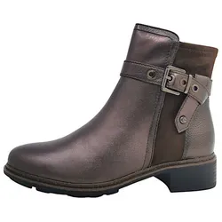 Tamaris Stiefelette braun 39 EU - Wanderschuhe in Größe 39 EU, aus hochwertigem Leder, mit 3 cm Absatzhöhe und praktischem Reißverschluss für einfachen Einstieg.