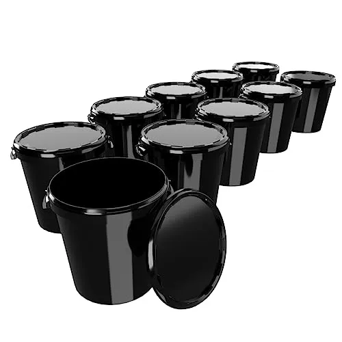 Eimer mit Deckel 30 Liter - Luftdicht und Lebensmittelecht - Aufbewahrungsbehälter mit Deckel, ideal für die sichere Lagerung von Lebensmitteln und Flüssigkeiten. Hergestellt in Deutschland, stabil und auslaufsicher, perfekt für Haushalt, Gastronomie und Werkstatt.