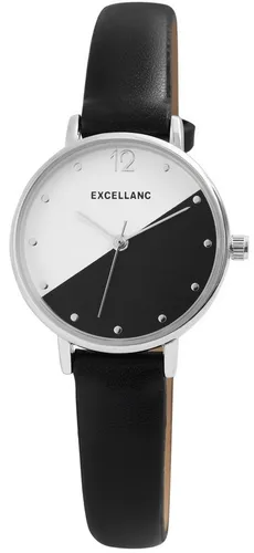 Excellanc Quarzuhr EX0331 - Armbanduhren: Stilvolle Damenuhr mit Lederimitationsband für eleganten Tragekomfort im Alltag.