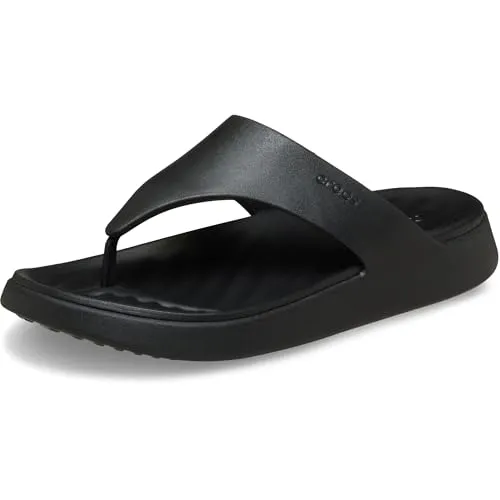 Crocs Zehensandale Getaway Triangle Flip schwarz – Damen, Größe 41-42 - Entdecke die Crocs Getaway Kollektion mit innovativer Free Feel Technology für höchsten Komfort. Das flexible Obermaterial sorgt für ein fast schwereloses Tragegefühl und optimale Bewegungsfreiheit – ideal für jeden Anlass!