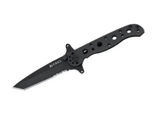 CRKT M16-10 Special Forces Black Taschenmesser - Industriell hergestellt, robustes Taschenmesser mit einer Gesamtlänge von 17,8 cm, ideal für Outdoor-Abenteuer und Notfälle.