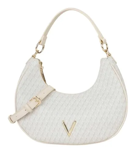 Valentino Bags Queen Re Henkeltasche ecru/multic - Elegante Henkeltasche in ecru/multic mit hochwertigem Jacquard-Muster. Geräumig, sicherer Reißverschluss und flexible Tragemöglichkeiten machen sie zum idealen Begleiter für jeden Anlass.