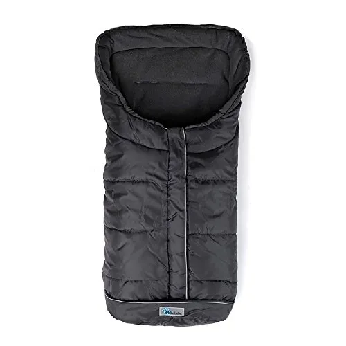 Altabebe AL2203-03 Winterfußsack Active Kollektion für Kinderwagen, schwarz