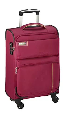 Bowatex Trolley Leicht mittlerer 67 cm Stoff Rollen Koffer 85 Liter Lila