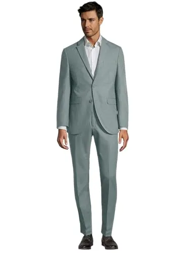 Steffen Klein Herren Anzug Regular Fit elastisch in grün von Steffen Klein