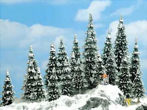 Busch 6466 H0 20 Schneetannen Neu OVP - Landschaftsbau: Hochwertige Schneetannen für realistische Winterlandschaften in Ihrem Modellbau, ideal für detailreiche Szenen.