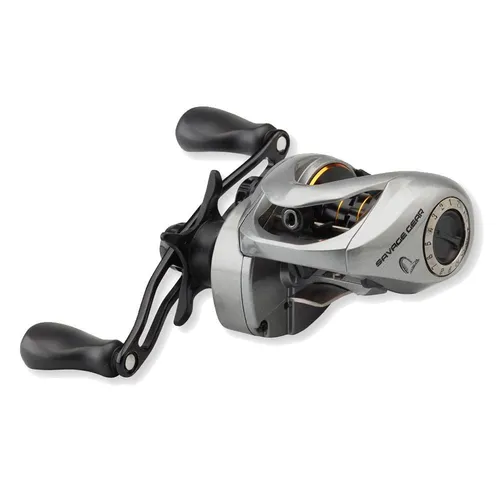Savage Gear SG6 BC 300-7.3:1 Multirolle - Angelrolle für Raubfischangler, leicht und vielseitig, ideal für mittlere bis große Köder mit 9kg Bremskraft und einzigartiger Schnur-ID zur besseren Organisation.