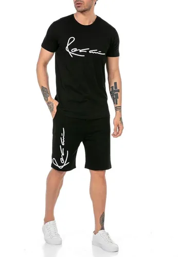 RedBridge T-Shirt & Shorts Red Bridge Herren Set Sweat Freizeit Anzug T-Shirt Hose (Set, 2-tlg., T-Shirt & Shorts)