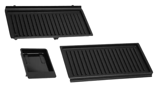 DeLonghi Grillplatten mit Antihaftbeschichtung für Grillgerät 5523110001, DLSK153