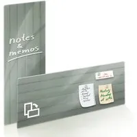Produktbild Karat office Design-Glas-Memoboard Wood Holzoptik