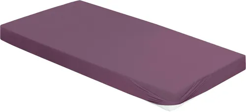 Bierbaum Jersey Spannbettlaken lila, 140-160x200-220 cm - Das Bierbaum Jersey Spannbettlaken überzeugt durch perfekten Sitz und hohen Komfort. Mit Rundumgummi für faltenfreien Halt und pflegeleichter Qualität ist es ideal für Matratzen bis 30 cm Höhe. Hergestellt unter verantwortungsvollen Bedingungen.