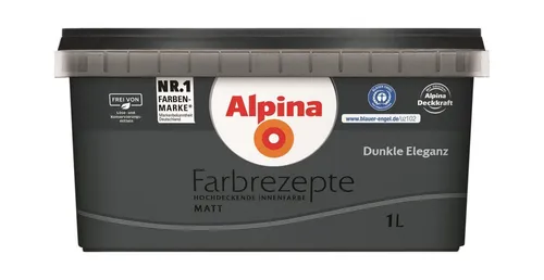 Alpina Farbrezepte Dunkle Eleganz matt 1 Liter von Alpina