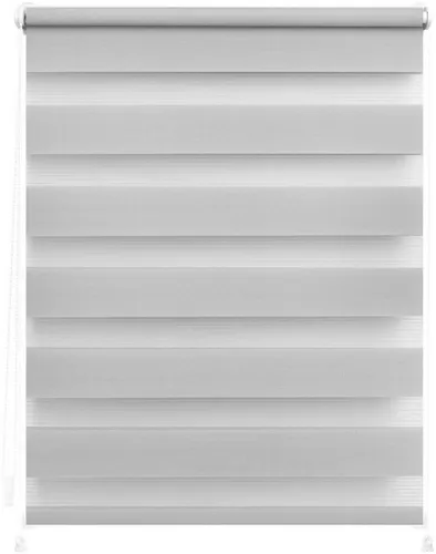 Doppelrollo Duo Rollo Klemmfix, ohne Bohren, verspannt, LICHTBLICK ORIGINAL, halbtransparent, verspannt, Klemmfix, Einfache Klemm-Montage ohne Bohren. Für Fenster & Türen geeignet.