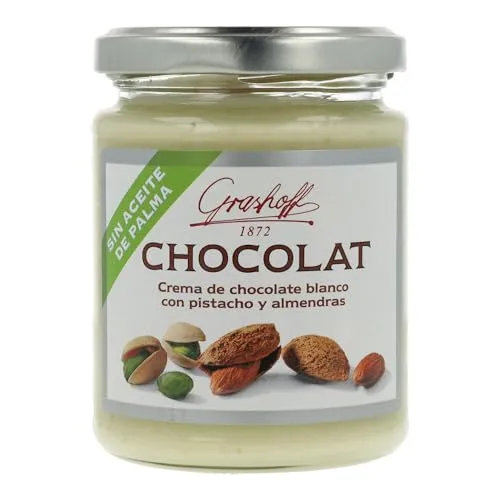 Weiße Chocolat mit Pistazien & Bittermandelaroma von Grashoff