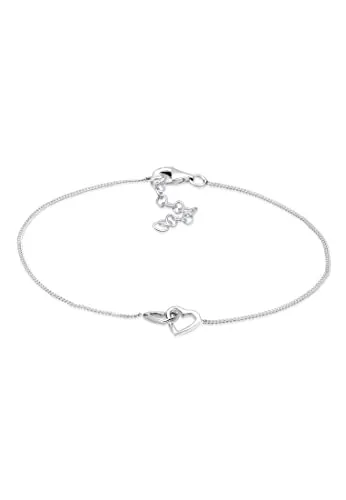 Produktbild Elli Armband Damen Herz Liebe Verschlungen in 925 Sterling Silber
