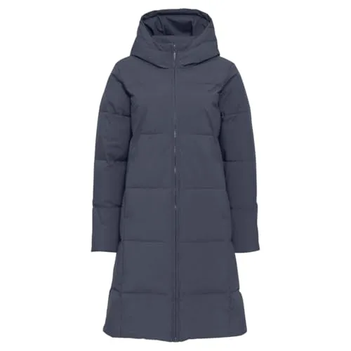 mazine Elmira Puffer Coat - Damen Puffermantel in ink blue - Jacken, Mäntel & Westen für Damen, aus 100% recyceltem Polyester, wasserabweisend und mit praktischen Reißverschlusstaschen für optimale Funktionalität.