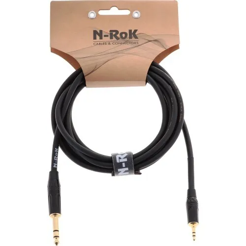N-RoK Premium Kabel Klinke 3,5mm st. / Klinke st. 3 m | Neu