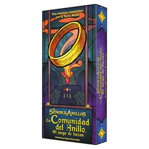 Asmodee La Community des Ringes: Das Spiel der Stiche | Brettspiel | ab 10 Jahren | 1 bis 4 Spieler | 20 Minuten pro Spiel | Spanisch