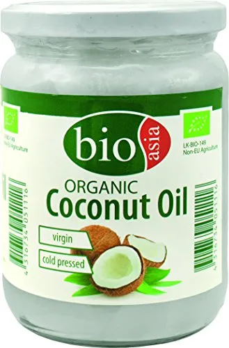 Bioasia Bio-Kokosöl, 6 x 500 g, insgesamt 3000 g