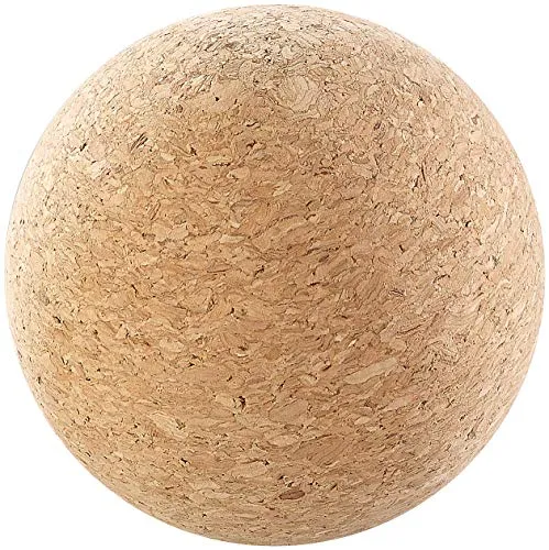 newgen medicals Faszien-Kugel: Massage-Ball und Faszien-Trainer zur Selbstmassage, aus Kork, Ø 6,5 cm (Faszienball, Massageball, Fuss Massager)